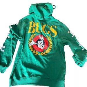 Looney Toons Bugs Bunny Hoodie NWOT Size XL Unisex